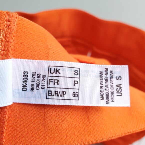 DKNY New York 2017 Runway Bralette S ASO Dua Lipa Blokecore Orange Streetwear - Picture 7 of 9